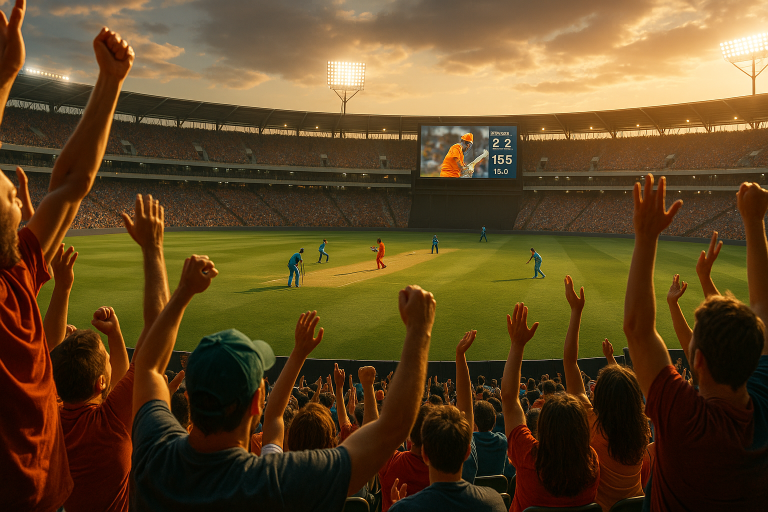 Live Cricket Odds App - Stadium View